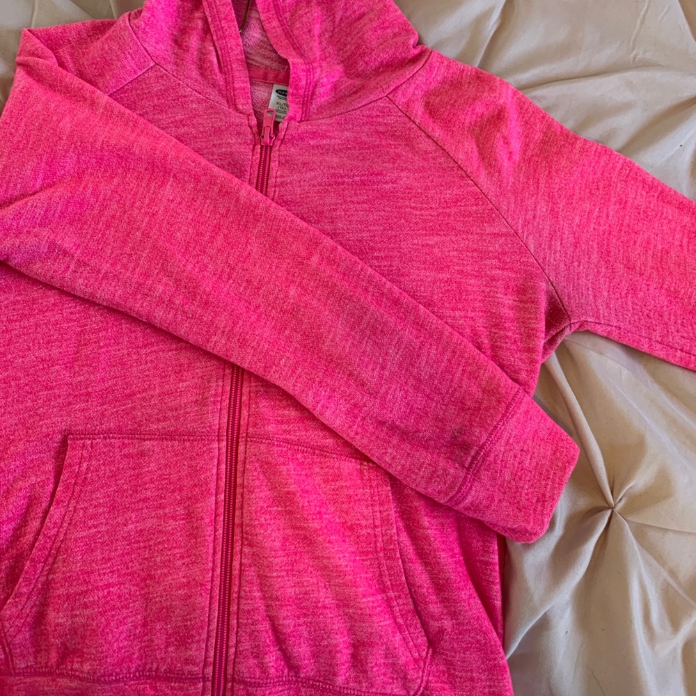 Old Navy Pink Zip-Up Hoodie